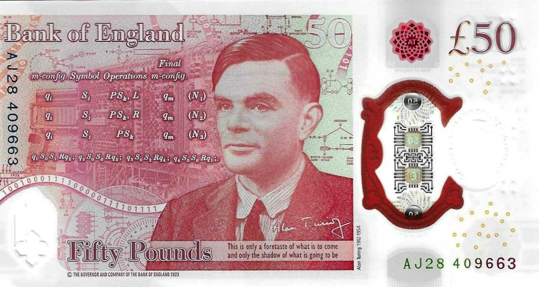 Inglaterra - 50 Libras 2023 (# 401)