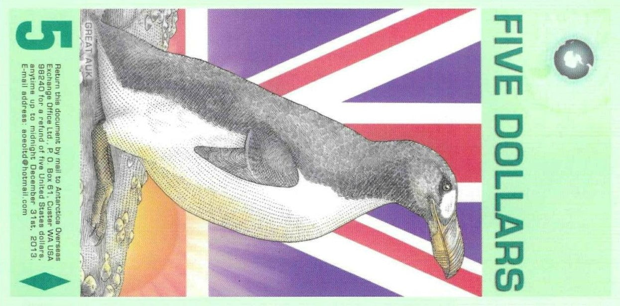 Antartica - 5 Dolares 2008 (# 23)