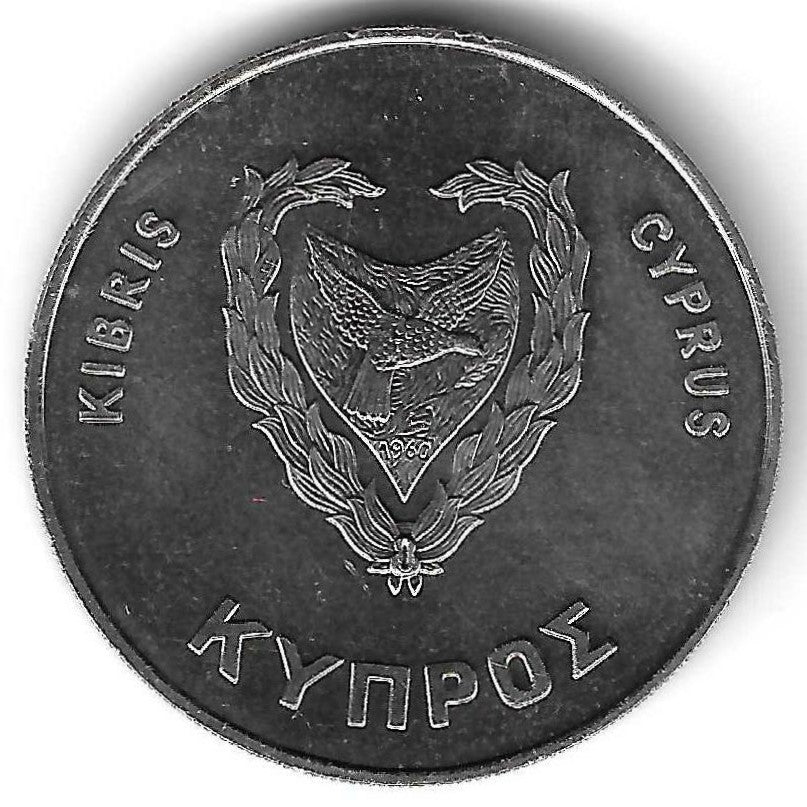 Chipre - 500 Mils 1980 (Km# 49) Moscovo 1980