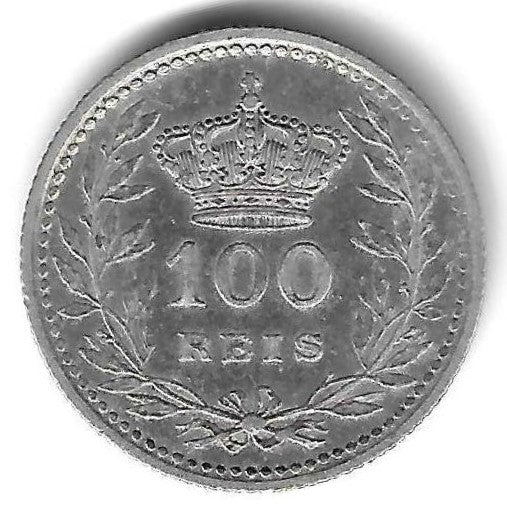 Portugal - 100 Reis 1909 (Km# 548)