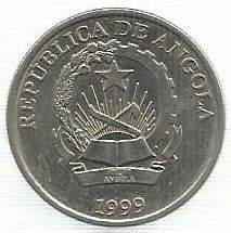 Angola - 5 Kwanzas 1999 (Km# 99)