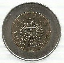 Portugal - 100$00 1999 (Km# 722.2) Unicef