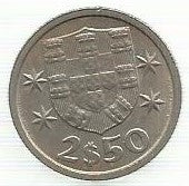 Portugal - 2$50 1973 (Km# 590)
