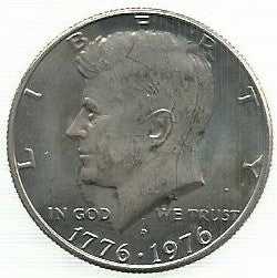 USA - 50 Cents 1976 (Km# 205)