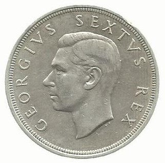 Africa Sul - 5 Shillings 1951 (Km# 40.2)