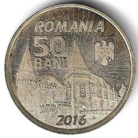 Romenia - 50 Bani 2016 (Km# 349) Lancu de Hunedoara