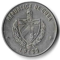 Cuba - 1 Peso 1981 (Km# 60) Mascote Jogos Caribe