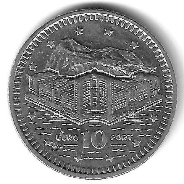 Gibraltar - 10 Pence 1993 (Km# 112)