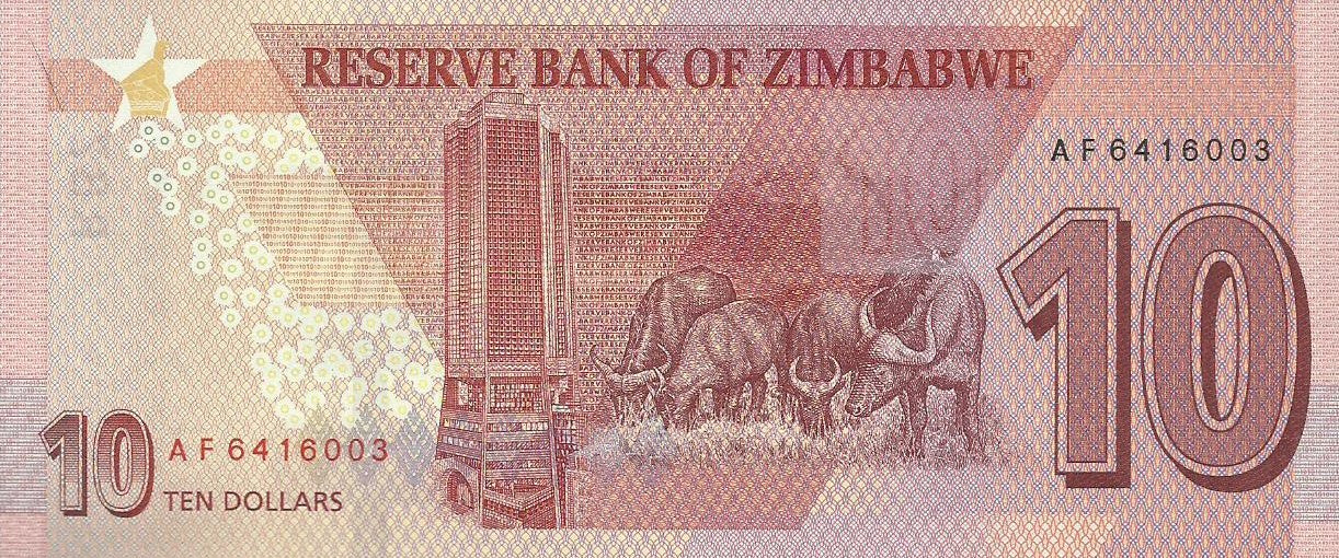 Zimbabwé - 10 Dolares 2020 (# 103a)