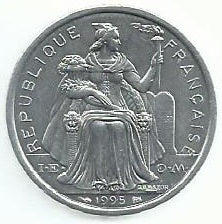 Nova Caledonia - 2 Francos 1995 (# 14)