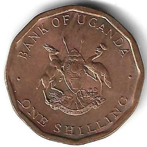 Uganda - 1 Shilling 1987 (Km# 27)