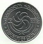 Georgia - 2 Thetri 1993 (Km# 77)