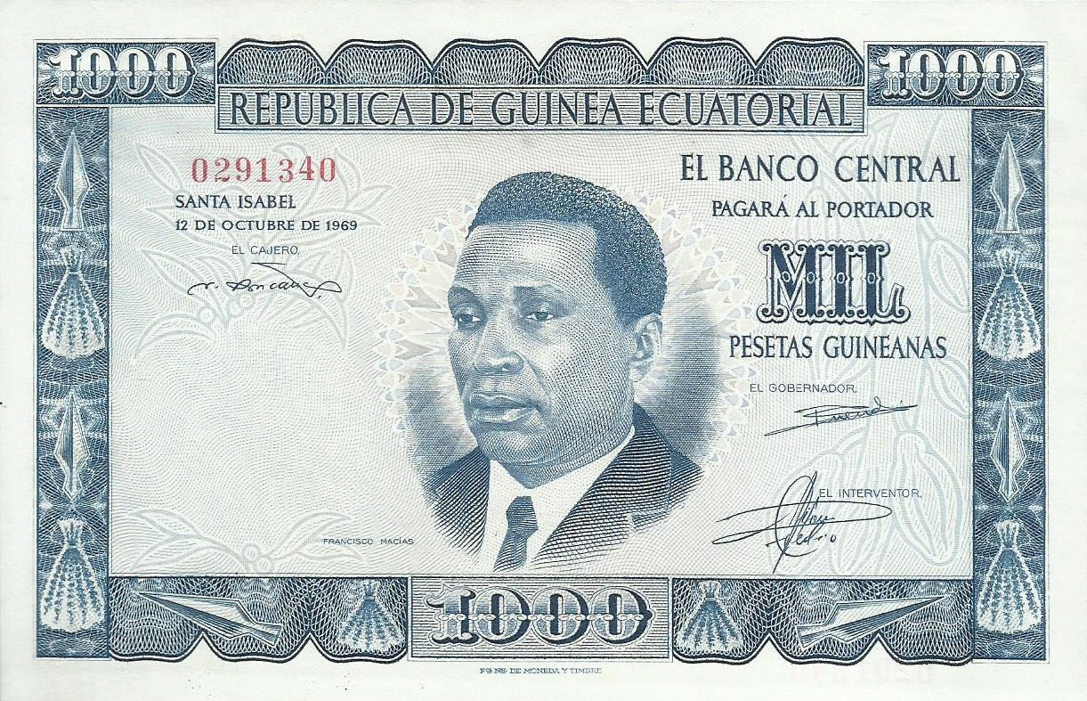 Guine Equatorial - 1000 Pesetas 1969 (# 3)