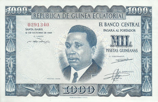 Guiné Equatorial - 1000 Pesetas 1969 (# 3)