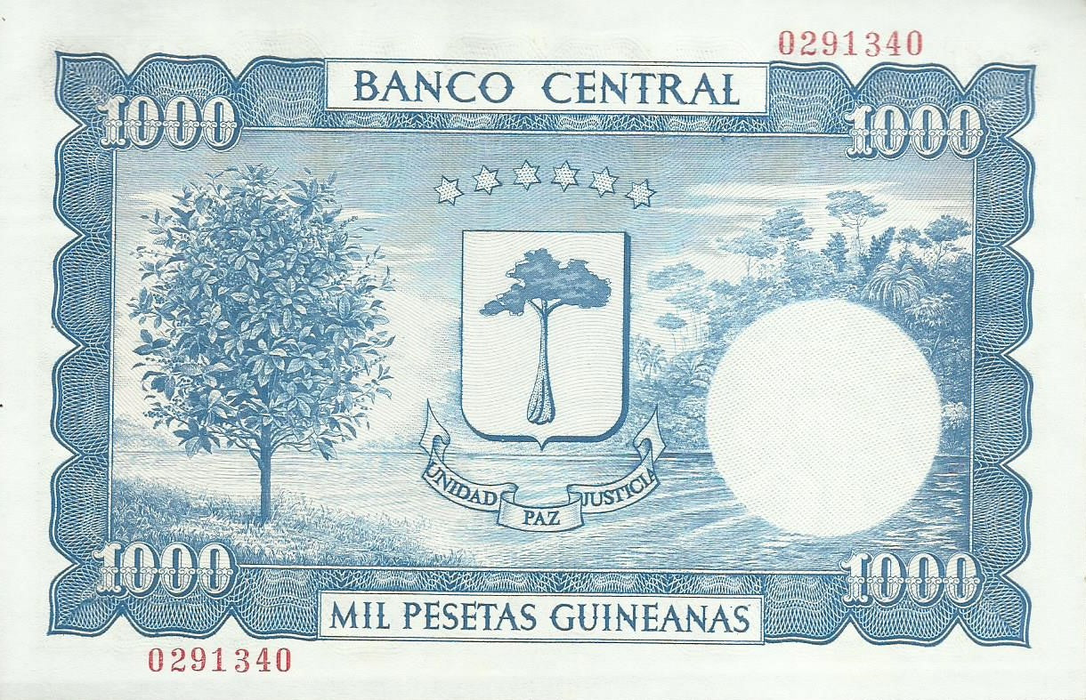 Guine Equatorial - 1000 Pesetas 1969 (# 3)