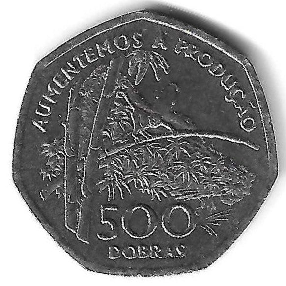 S.T. Principe - 500 Dobras 1997 (Km# 89) Fao