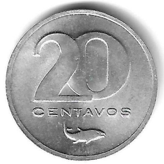 Cabo Verde - 20 Centavos 1977 (Km# 15)