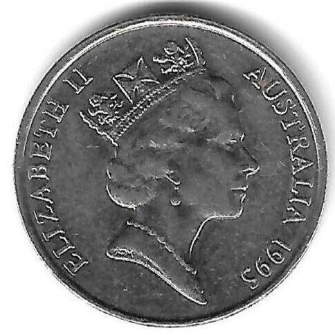 Australia - 5 Centimos 1995 (Km# 80)