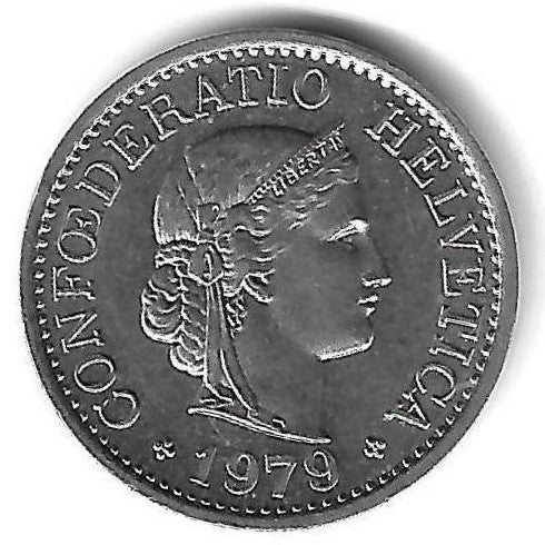 Suiça - 10 Rappen 1979 (Km# 27)