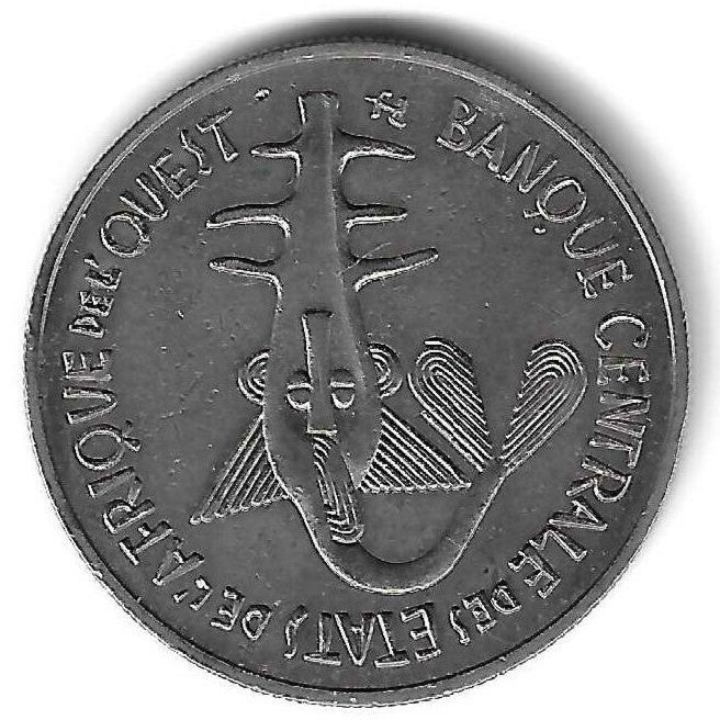 West African States - 100 Francos 1971 (Km# ..)