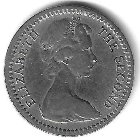 Rodesia - 5 Centimos 1964 (Km#1)