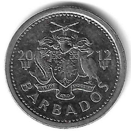 Barbados - 10 Centimos 2012 (Km# 12a)
