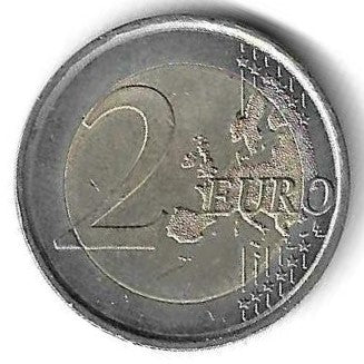 Espanha - 2 Euro 2009 (Km# ..) 10 Anos U. Monetaria