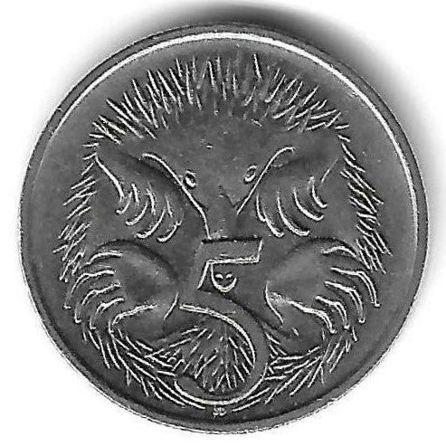 Australia - 5 Centimos 1992 (Km# 80)