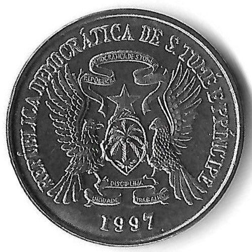 S.T. Principe - 250 Dobras 1997 (Km# 88) Fao