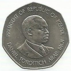 Quenia - 5 Shillings 1985 (Km# 23)
