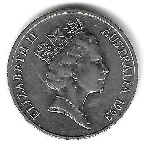 Australia - 5 Centimos 1993 (Km# 80)