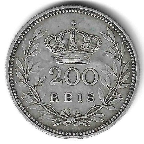 Portugal - 200 Reis 1909 (Km# 549)