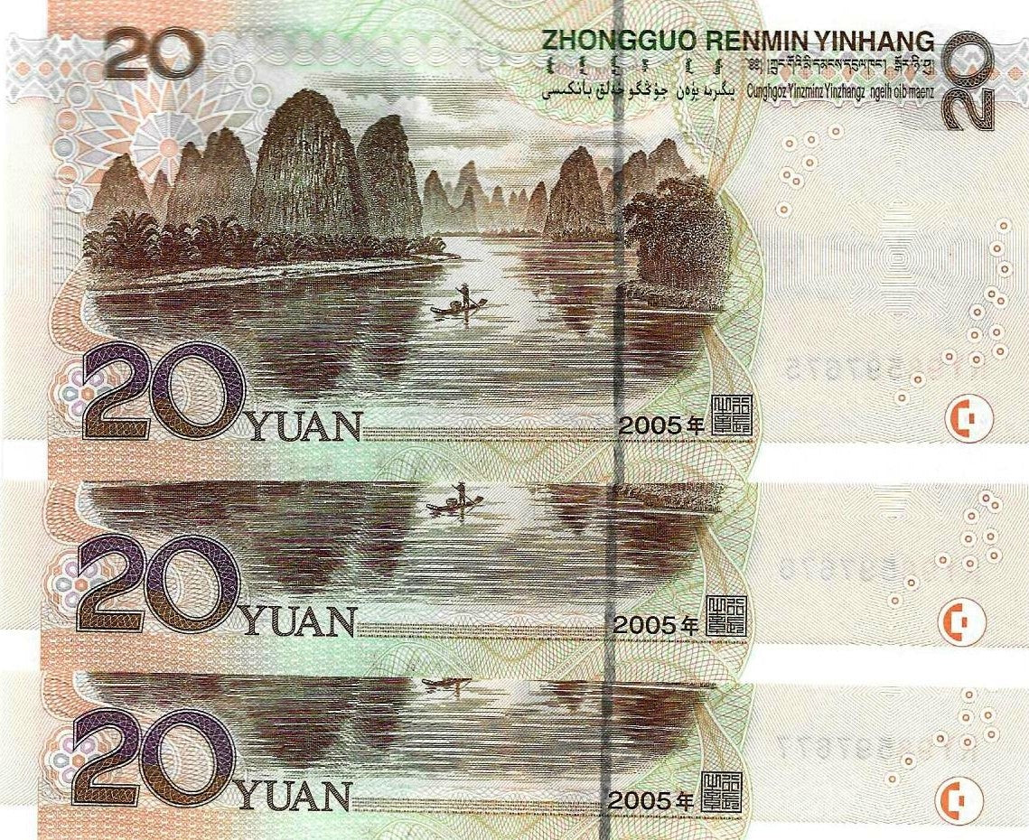 China - 20 Yuan 2005 (# 905)