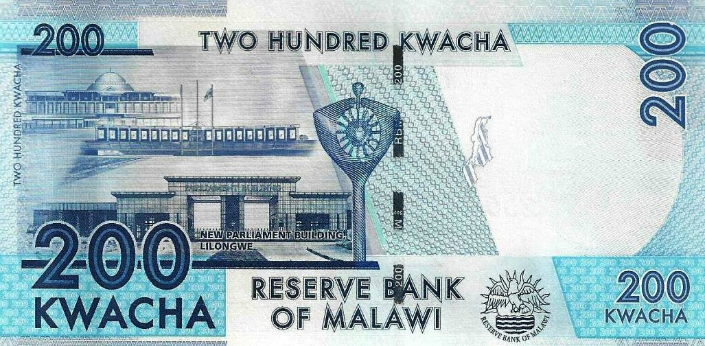 Malawi - 200 Kwacha 2021 (# 65Af)