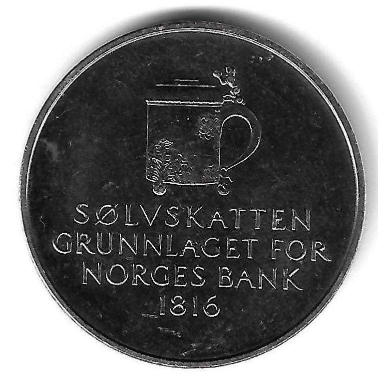 Noruega - 5 Kroner 1991 (Km# 430) Banco Nacional