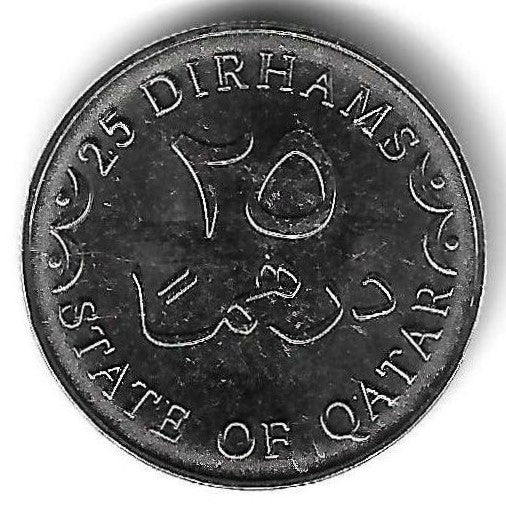 Qatar - 25 Dirhams 2012 (Km# 14a)