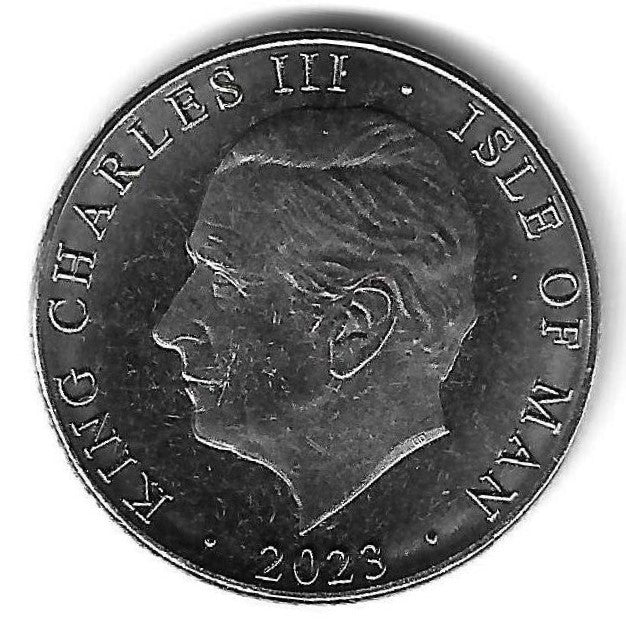 Ilha Man - 10 Pence 2023 (Km# 1786) Gafanhoto