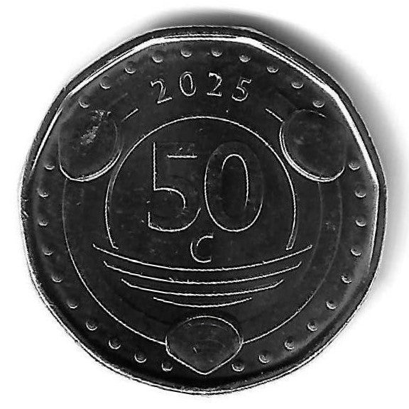 Curacao - 50 Centimos 2025 (Km# ..)