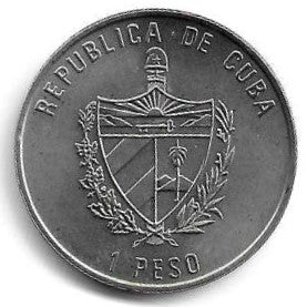 Cuba - 1 Peso 1994 (Km# 466) Garoupa Amarela