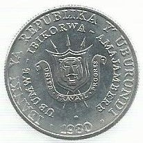 Burundi - 5 Francos 1980 (Km# 20)