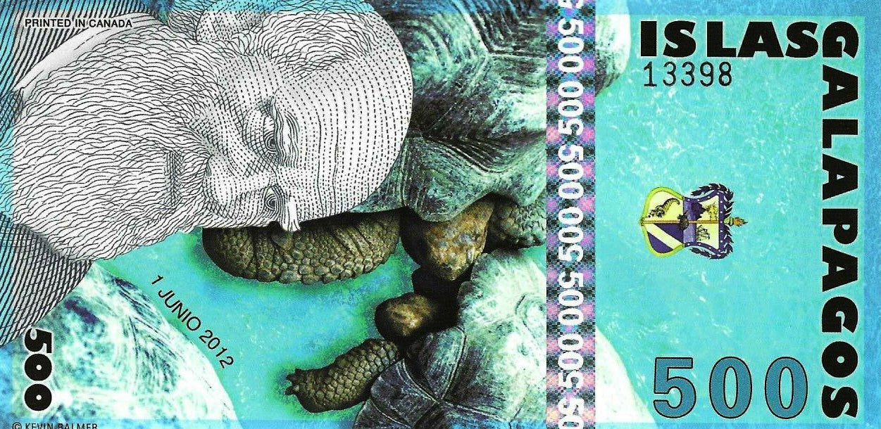 Galapagos - 500 Novos Sucres 2012 (# A11)