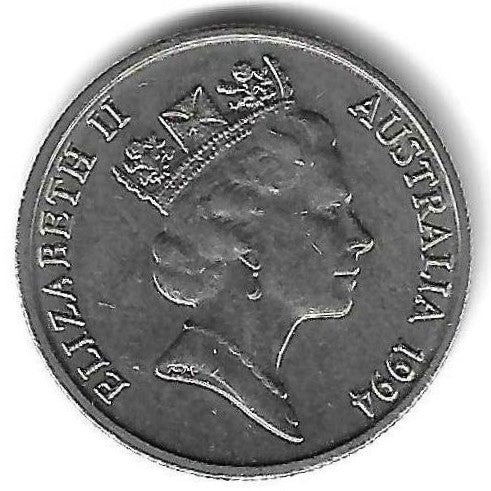 Australia - 5 Centimos 1994 (Km# 80)