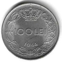 Roménia - 100 Lei 1944 (Km# 64)