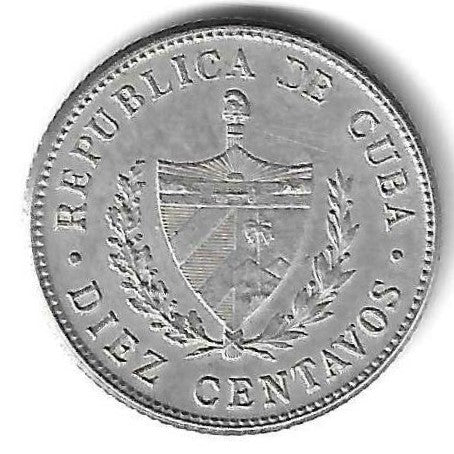 Cuba - 10 Centavos 1949 (Km# A12)