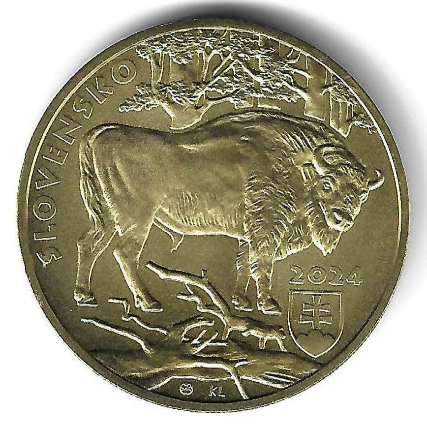 Eslovaquia - 5 Euro 2024 (Km# ..) Bisonte