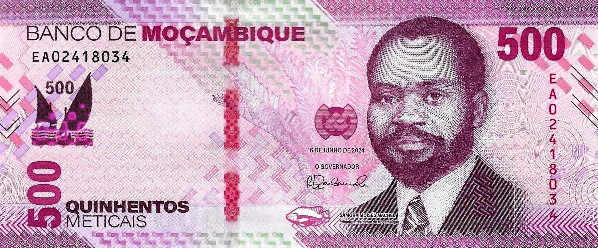 Moçambique - 500 Meticais 2024 (# 159a)
