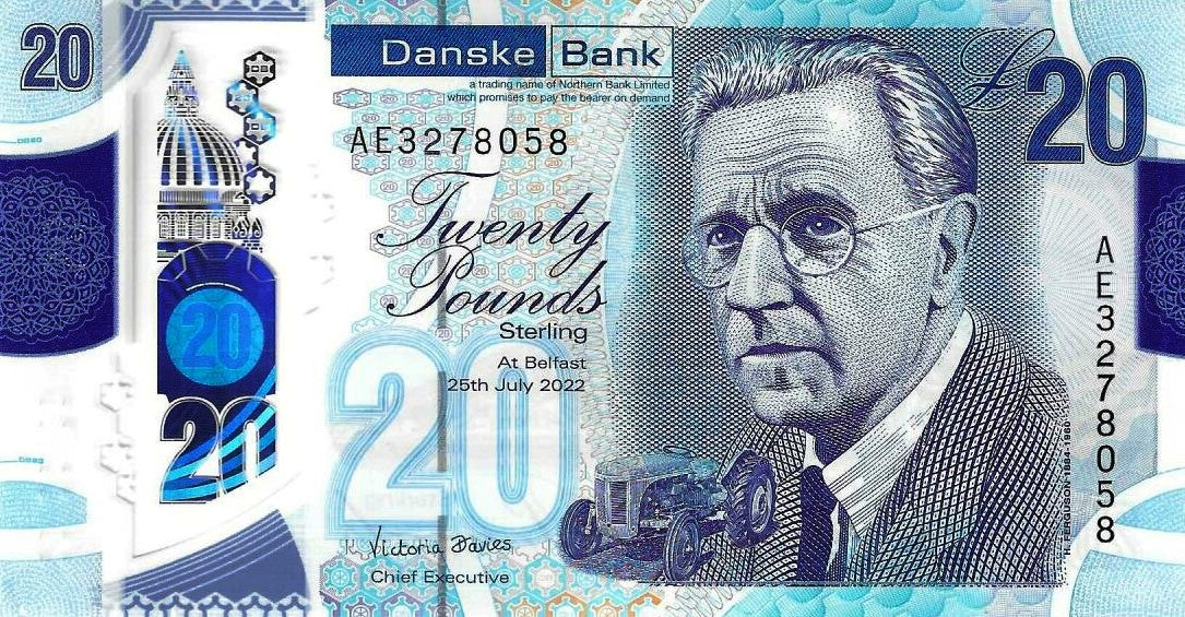 Irlanda Norte - 20 Libras 2022 (# 215) Danske Bank