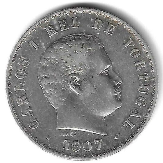 Portugal - 500 Reis 1907 (Km# 535)