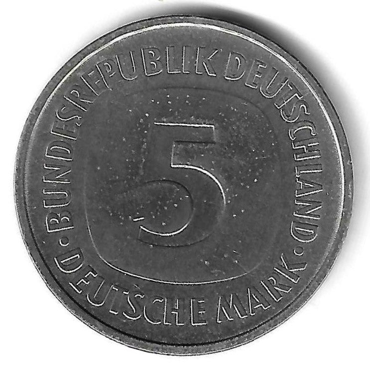 Alemanha - 5 Marcos 1981 (G)(Km# 140.1)