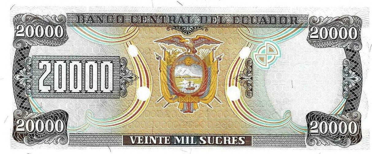 Equador - 20000 Sucres 1999 (# 129g)